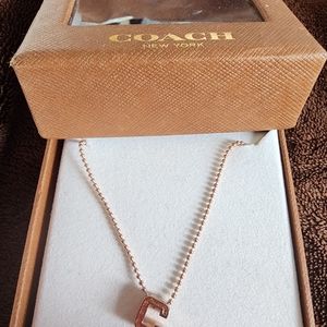 Coach necklace.  Never worn